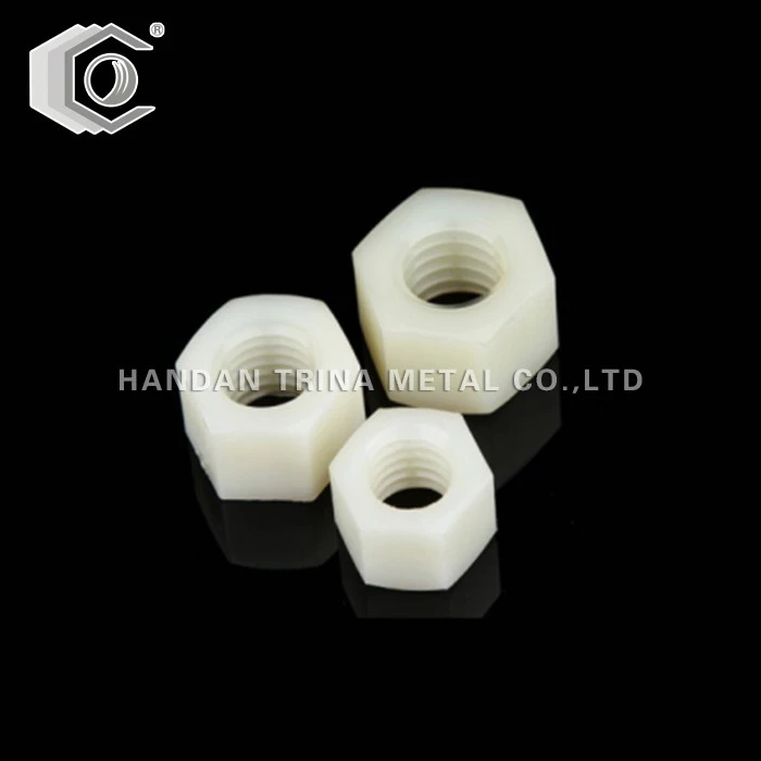 DIN934 plastik neylon olti burchakli yong'oq